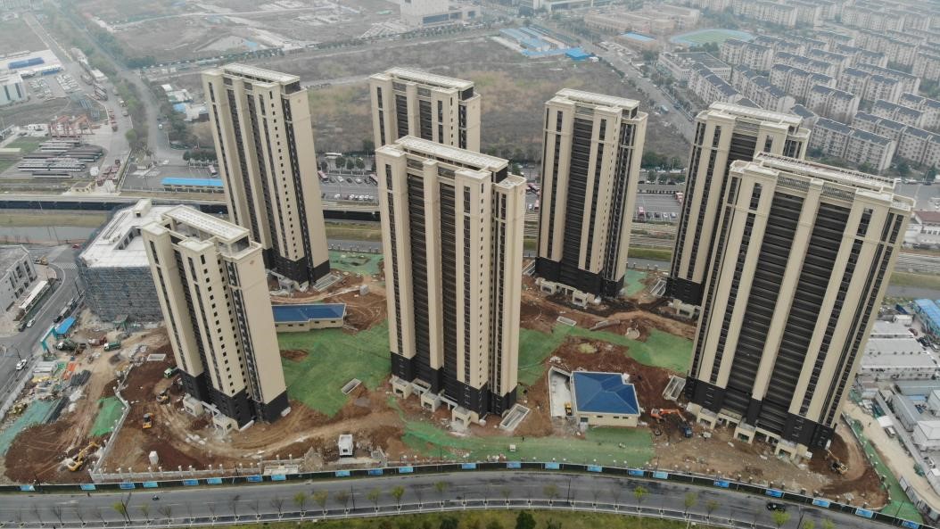 泰山经济适用房片区H地块室外施工最先！！！