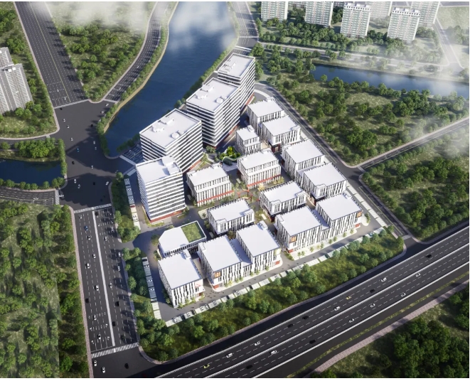 浦仪公路旁，，竖起工业新地标